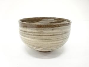 作家物　刷毛目　茶碗（保護箱付）